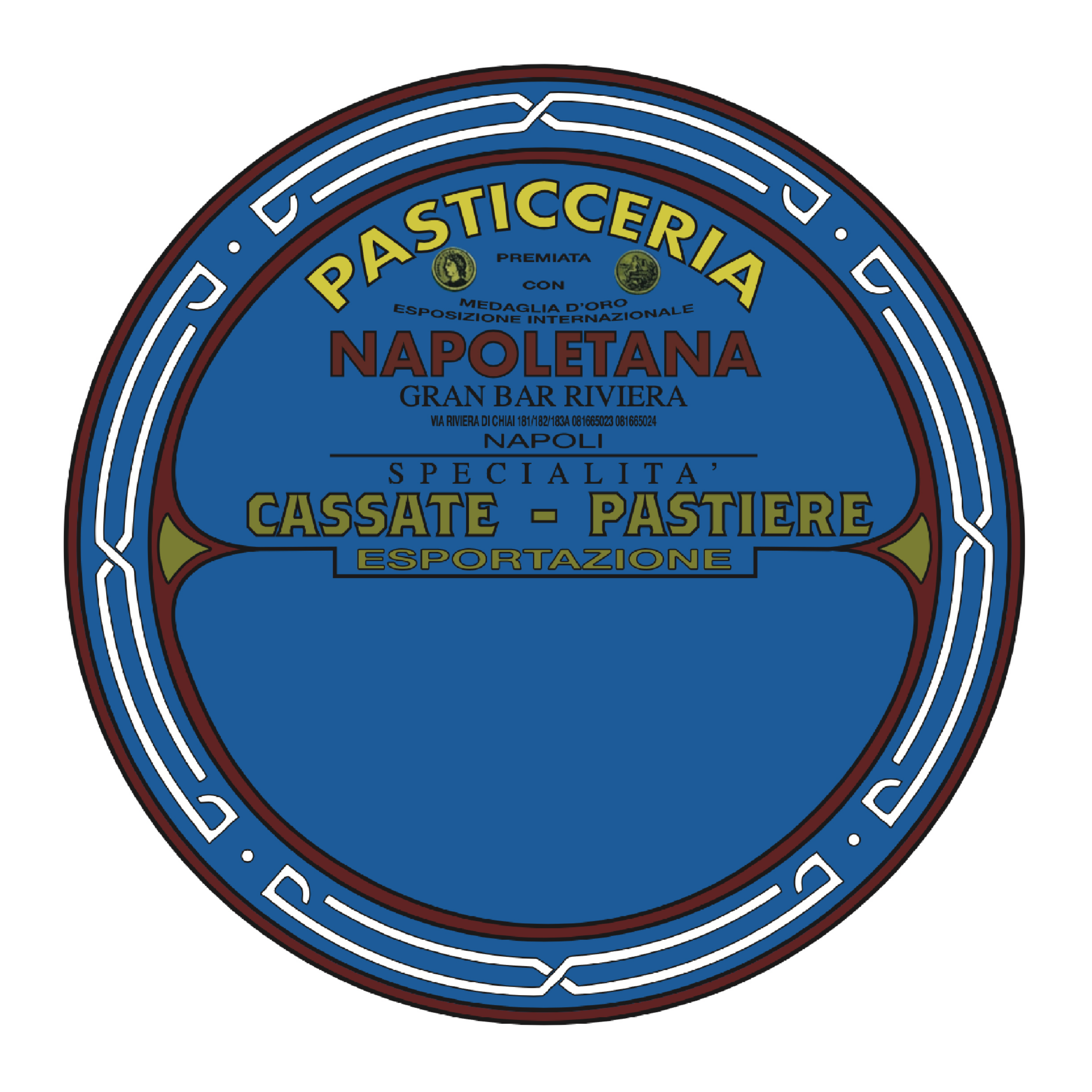 Gran Bar Riviera Napoli — sviluppo grafico del packaging