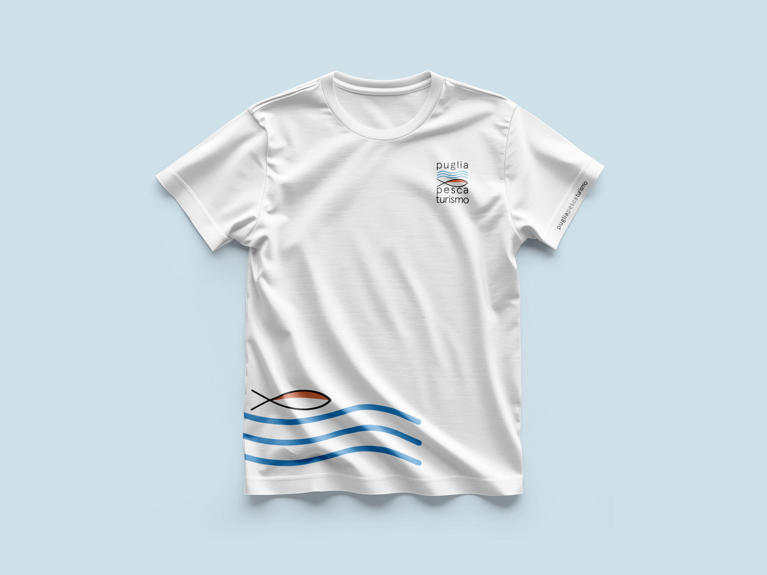 Puglia Pesce Turismo — t-shirt branding